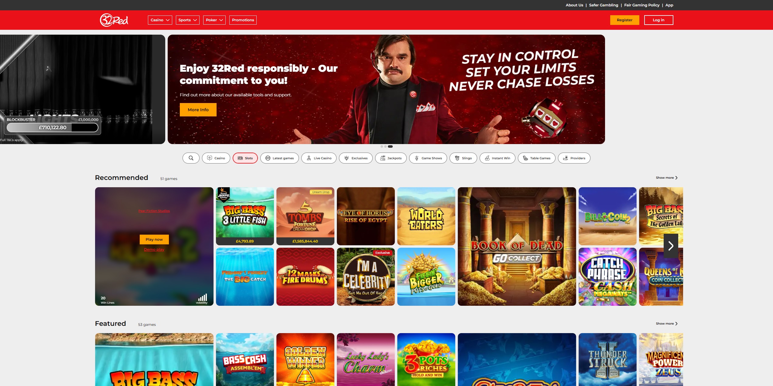 32Red Casino screenshot 2