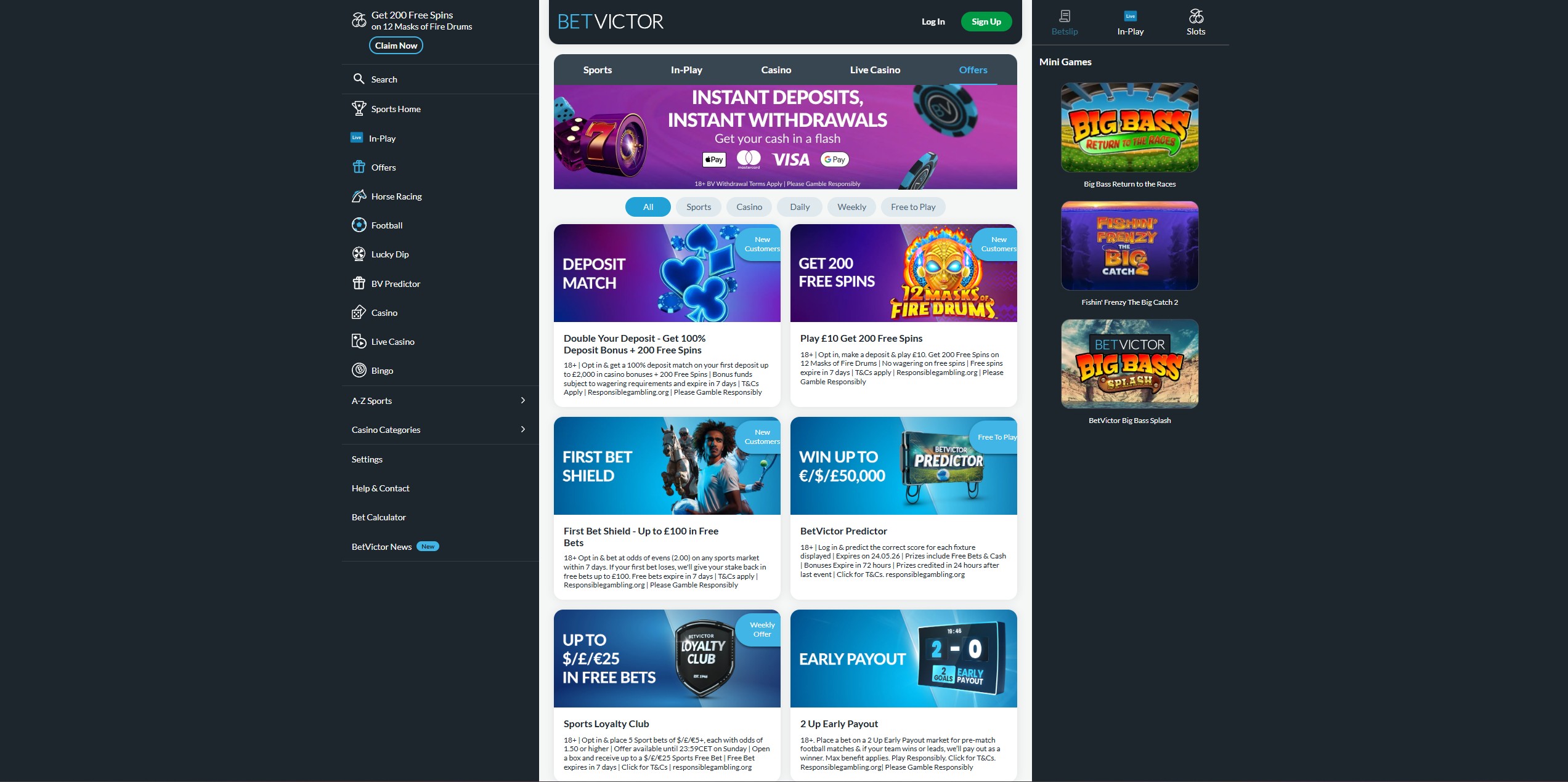 BetVictor Casino screenshot 3