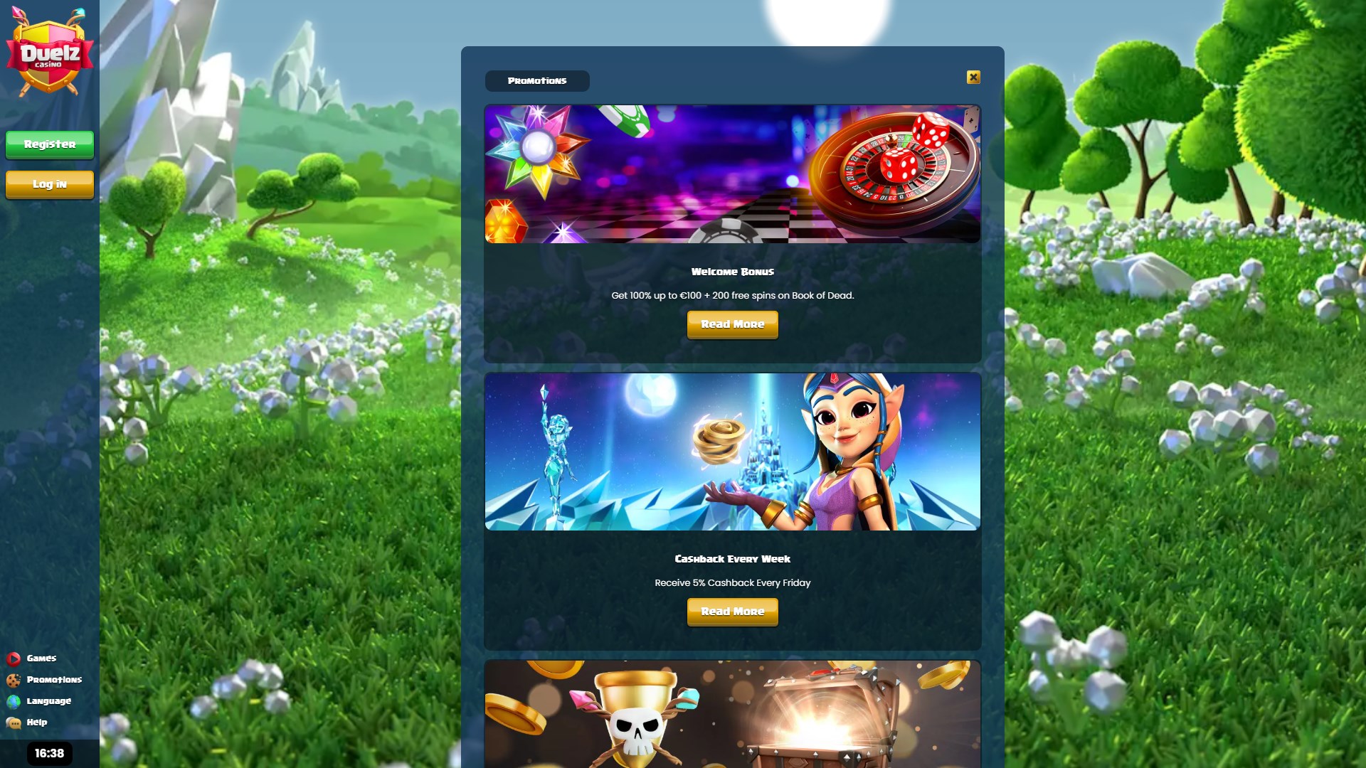 Duelz Casino screenshot 2