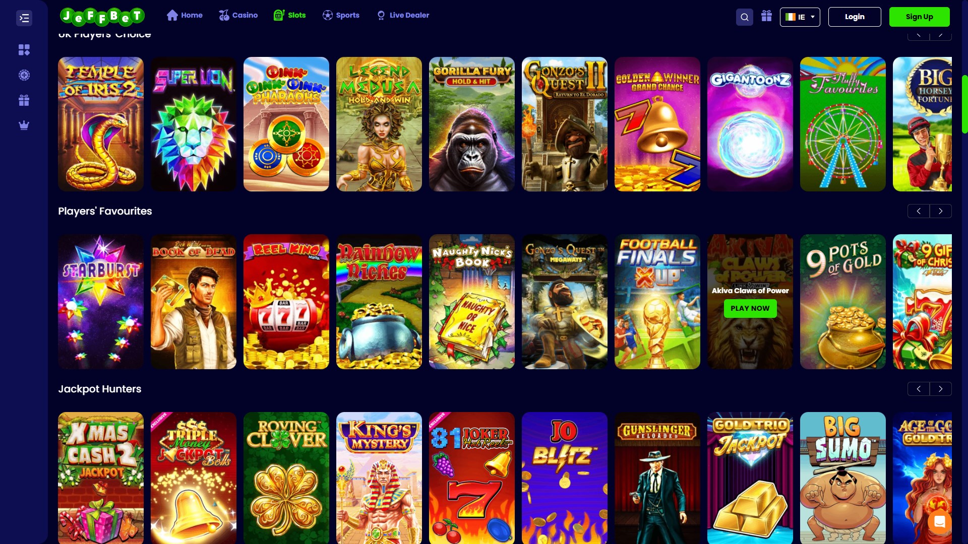 JeffBet Casino screenshot 3