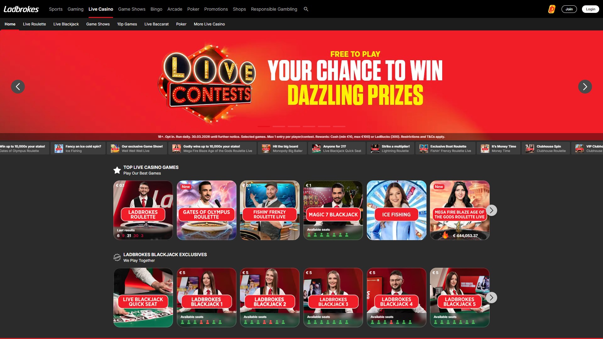 Ladbrokes Casino screenshot 3