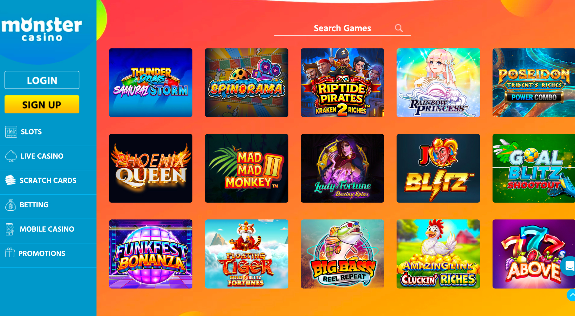Monster Casino screenshot 2