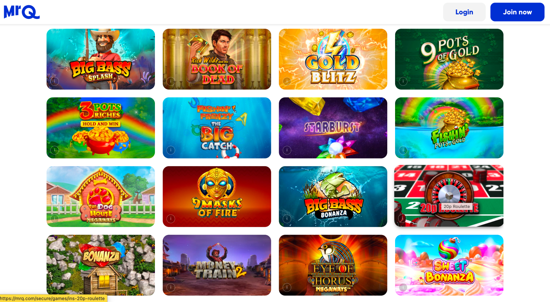 MrQ Casino screenshot 5