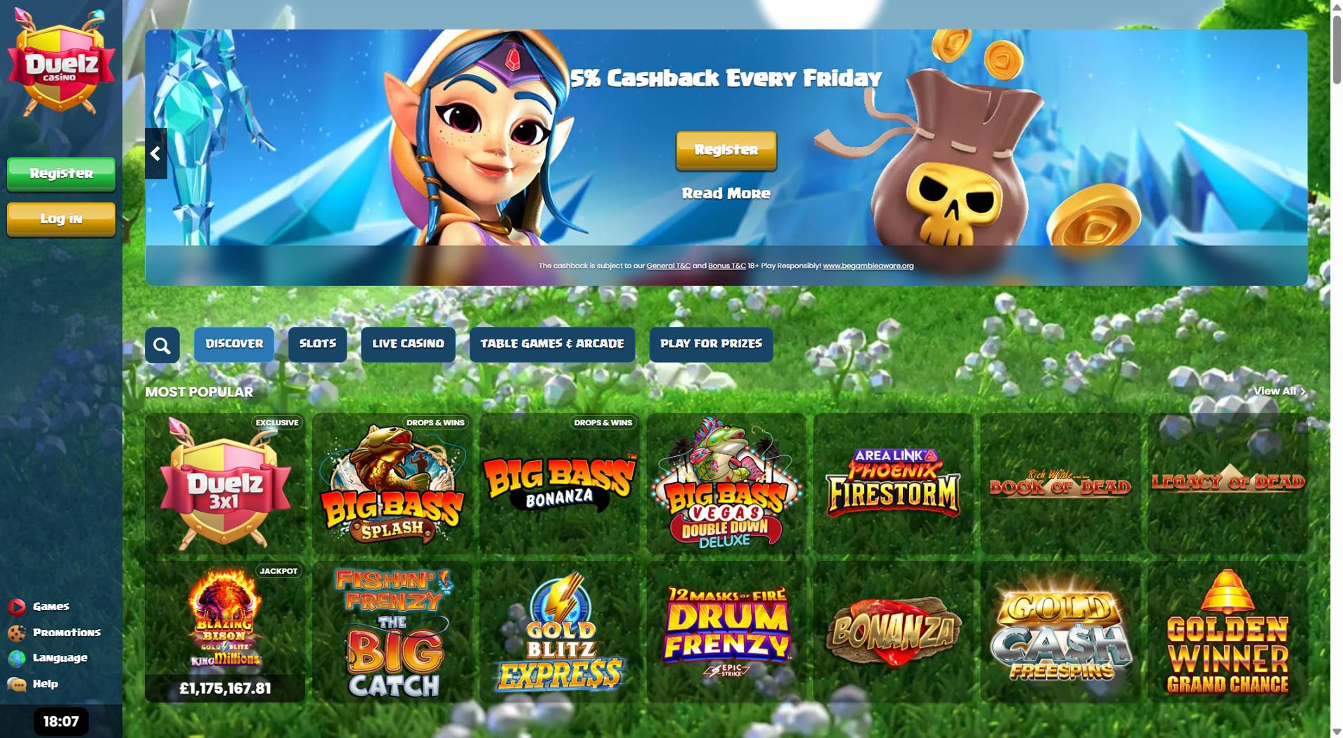 7. Duelz Casino - Balanced Fonix Casino Offer
